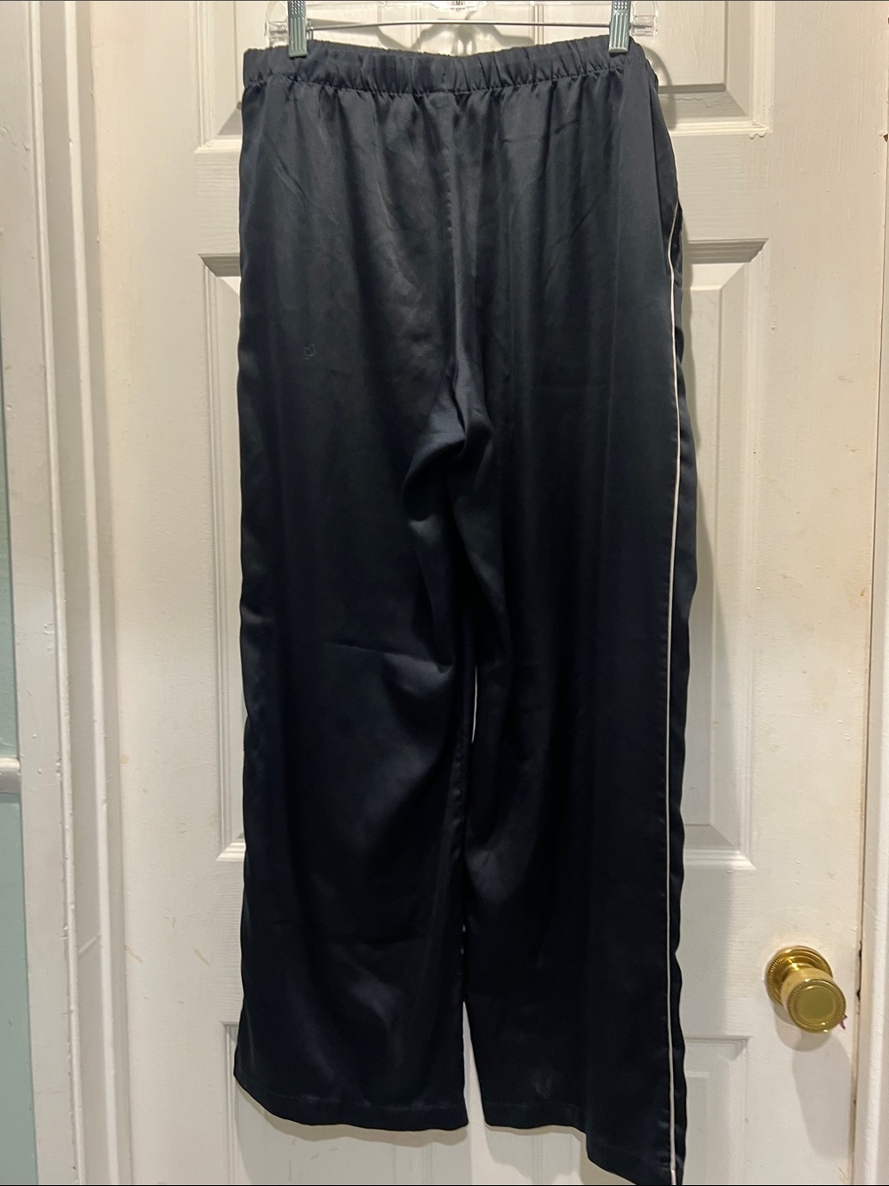 Victoria's Secret Black Satin Pajama Pants - Picture 5 of 8